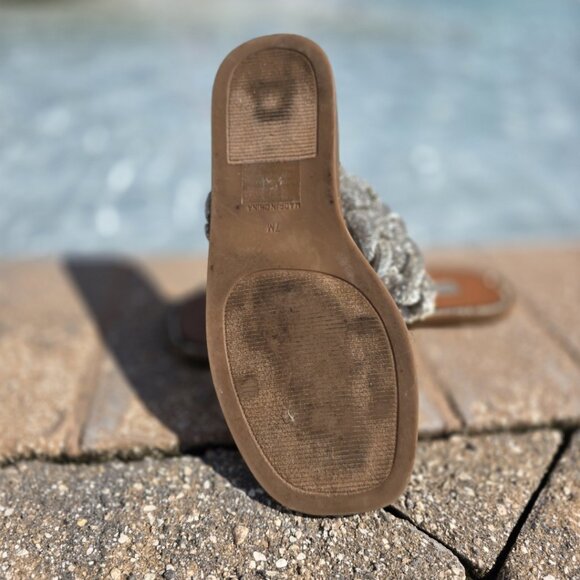 Steve Madden “Newbie” Flat Sandals - Rhinestone - Size 7 - Picture 5 of 5